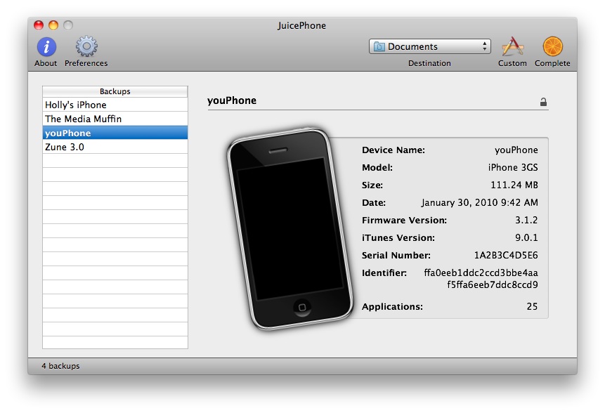 Aplicación De Iphone Para Mac iphone-backups
