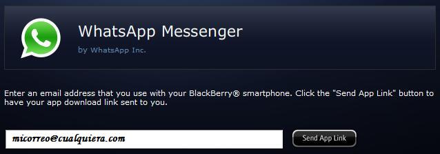 Download free WhatsApp for BlackBerry