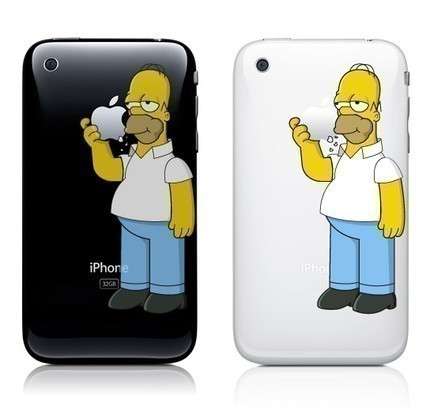 Pegatina de Homero Simpson