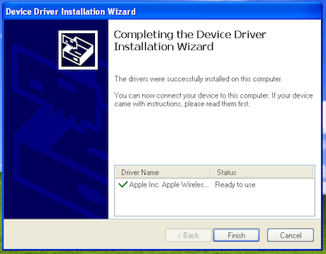 installing Magic Trackpad in Windows
