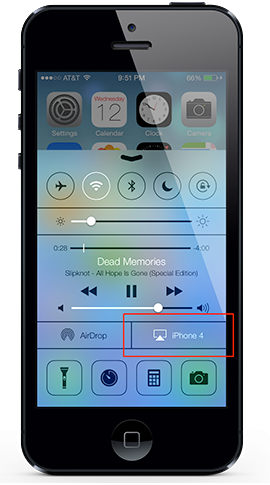 AirPlayServer iOS 7