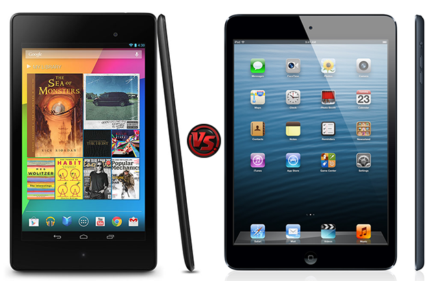 Comparativa Nexus 7 II vs iPad mini