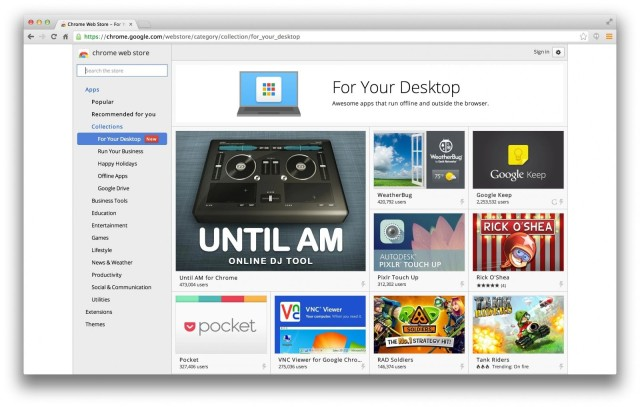 Chrome Apps para Mac