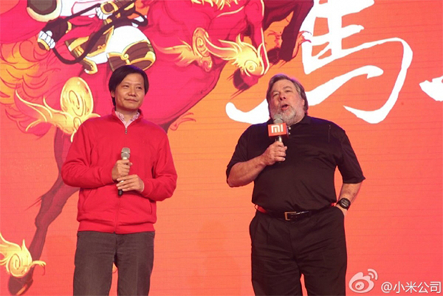 Steve Wozniak y Lei Jun