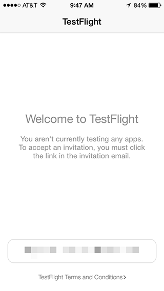 TestFlight-app