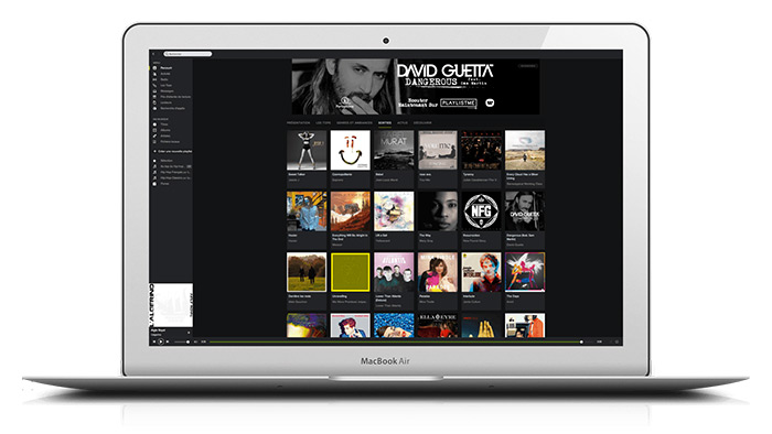 Spotify-MacBook-Air