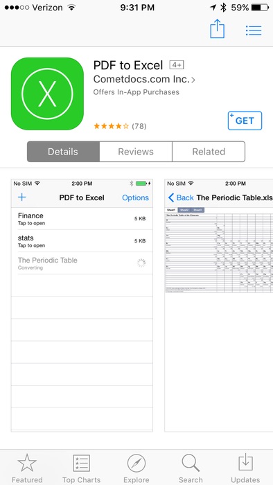 PDFtoExcel-iOS