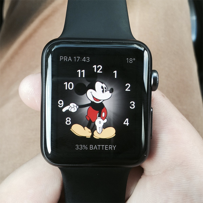 Mickey en el Apple Watch