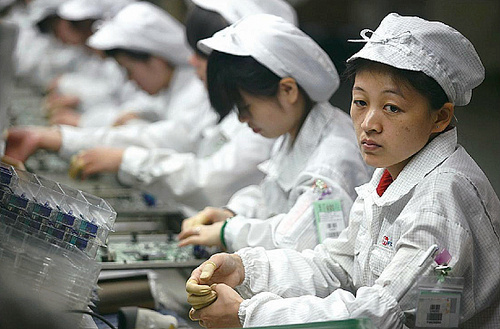 Chinese foxconn workers