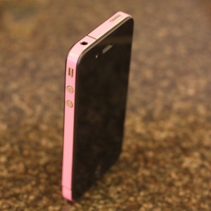 Pink iPhone 4 wrap