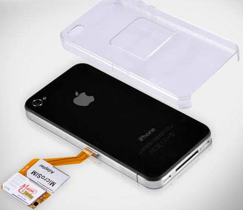 case with dual sim for iPhone 4
