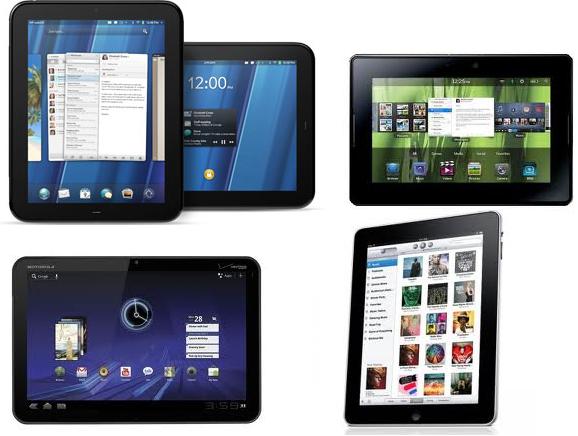 HP TouchPad Tablets Comparative