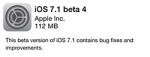 iOS 7.1 beta 4 supuestamente bloquea el exploit de kernel usado por el jailbreak de evasi0n7
