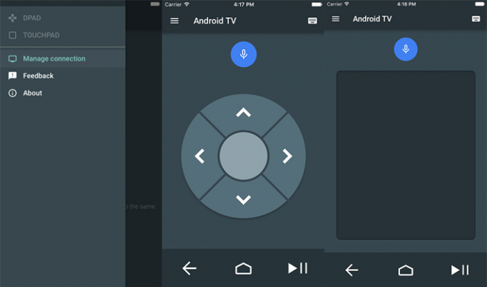 Android TV en el iPhone