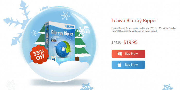 Promocion Leawo Blu-ray Ripper for Mac