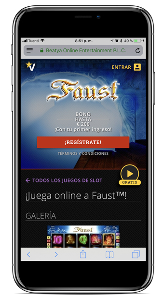 Faust movil
