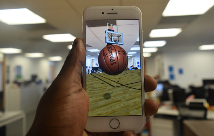 NBA AR app