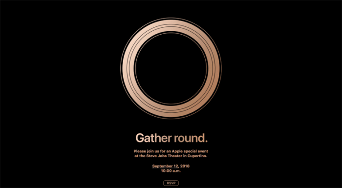 Invitación evento Apple