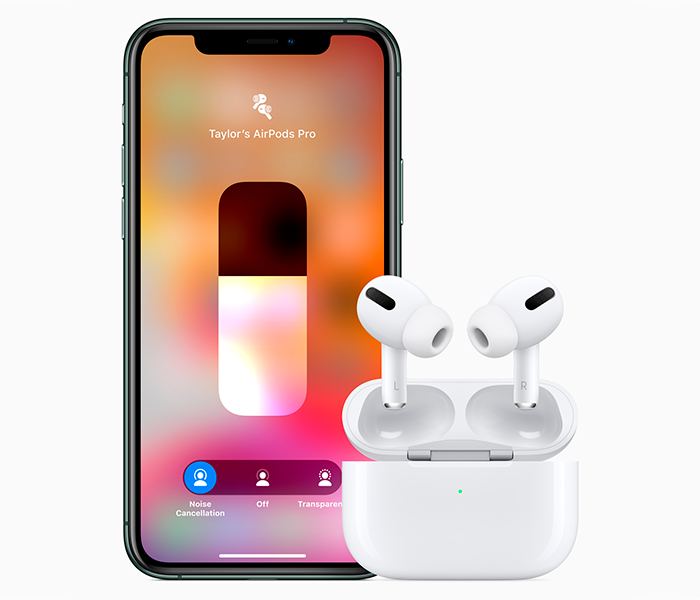 AirPods Pro con iPhone 11